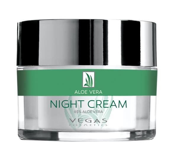 Crema de Noche Aloe Vera